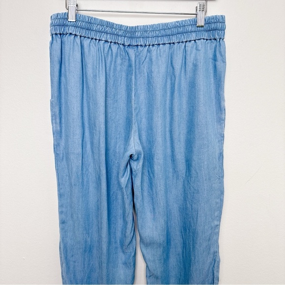 Aritzia Womens Medium Talula Chambray Jogger Los Feliz Pant CN - Picture 11 of 14